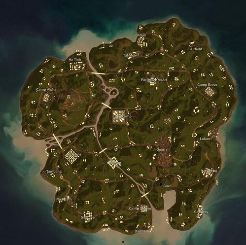 绝地求生最新地图爆料,神秘岛屿揭秘，探索未知冒险之旅